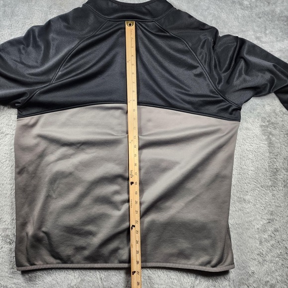 Oakley Jawbreaker Road Jacket Mens XL Gray Black Colorblock Full Zip Track - Picture 12 of 13